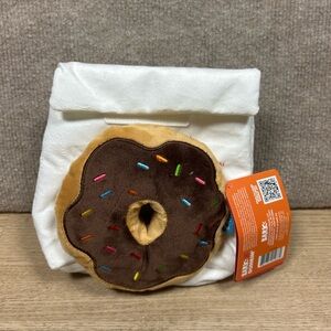 Bark Brown Donut Dog Toy